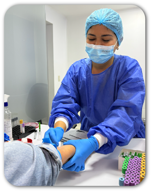 Toma de muestras y laboratorio clínico